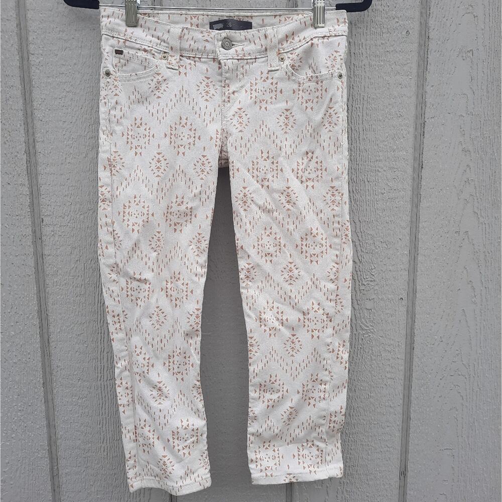 Levi Strauss Printed Cropped Jeans Size 26